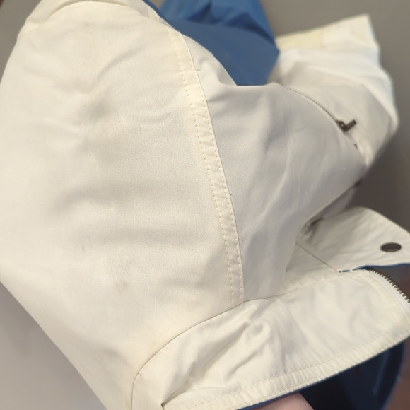 Vintage Members‎ Only Jacket size 46 White Blue 3 in 1 Convertible Vest - Picture 12 of 16